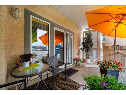 101-15212 Bannister Road Se, Calgary, AB - Outdoor With Deck Patio Veranda With Exterior