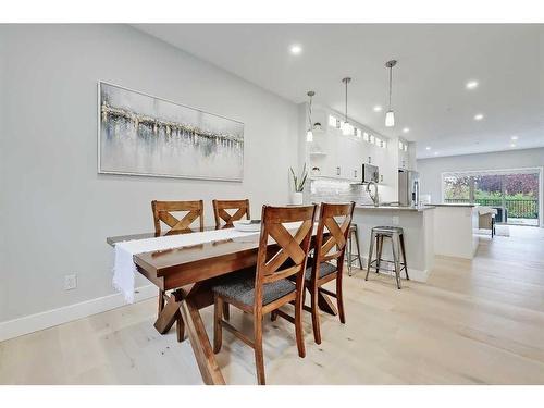 12-11 Scarpe Drive Sw, Calgary, AB - Indoor Photo Showing Kitchen With Stainless Steel Kitchen With Upgraded Kitchen