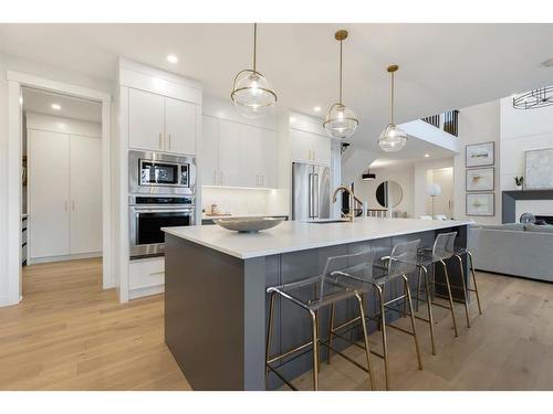 468 Discovery Place Sw, Calgary, AB - Indoor Photo Showing Kitchen With Stainless Steel Kitchen With Upgraded Kitchen