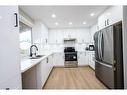 132 Castlegreen Close Ne, Calgary, AB  - Indoor Photo Showing Kitchen With Stainless Steel Kitchen With Double Sink With Upgraded Kitchen 