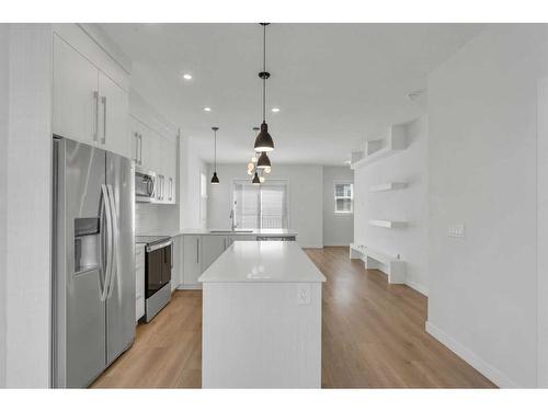 302-72 Cornerstone Manor Ne, Calgary, AB - Indoor Photo Showing Kitchen With Stainless Steel Kitchen With Upgraded Kitchen