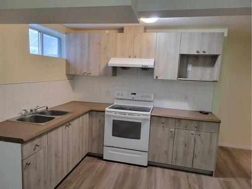 5217 Martin Crossing Drive Ne, Calgary, AB - Indoor Photo Showing Kitchen With Double Sink