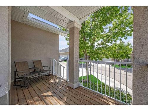 91 Evercreek Bluffs Place Sw, Calgary, AB - Outdoor With Deck Patio Veranda With Exterior