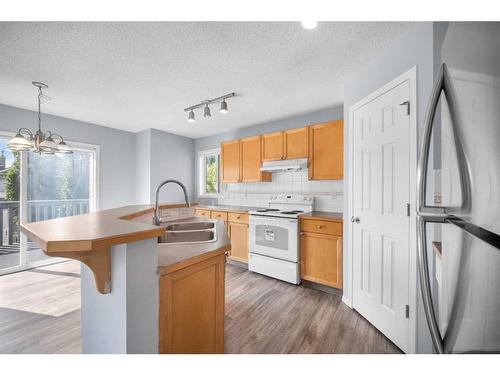 244 Citadel Way Nw, Calgary, AB - Indoor Photo Showing Kitchen With Double Sink