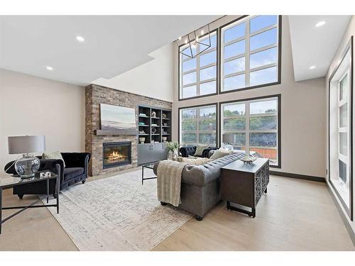 1514 22 Avenue Sw, Calgary, AB - Indoor Photo Showing Other Room With Fireplace