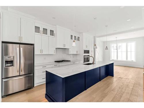 1410 43 Street Sw, Calgary, AB - Indoor Photo Showing Kitchen With Upgraded Kitchen