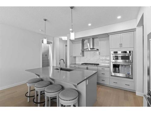 268 Seton Villas Se, Calgary, AB - Indoor Photo Showing Kitchen With Upgraded Kitchen