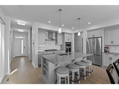 268 Seton Villas Se, Calgary, AB - Indoor Photo Showing Kitchen With Upgraded Kitchen