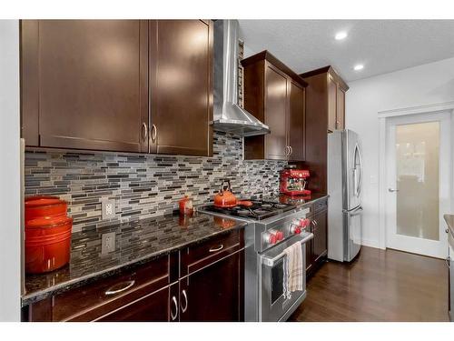 34 Sage Berry Way Nw, Calgary, AB - Indoor Photo Showing Kitchen With Upgraded Kitchen