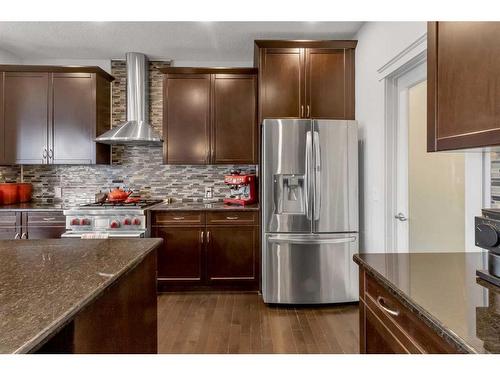 34 Sage Berry Way Nw, Calgary, AB - Indoor Photo Showing Kitchen With Stainless Steel Kitchen With Upgraded Kitchen