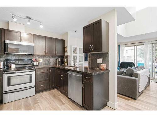 9-206 Village Terrace Sw, Calgary, AB - Indoor Photo Showing Kitchen