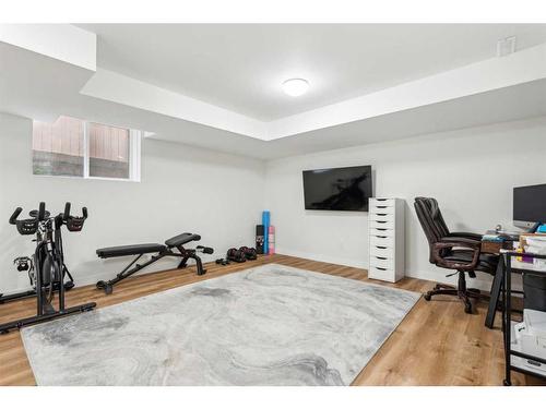 7232 Sierra Morena Boulevard Sw, Calgary, AB - Indoor Photo Showing Gym Room