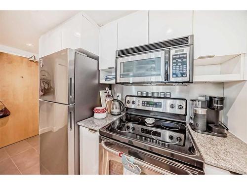 1601-1110 11 Street Sw, Calgary, AB - Indoor Photo Showing Kitchen