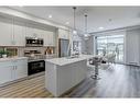 2310-55 Lucas Way Nw, Calgary, AB  - Indoor Photo Showing Kitchen With Stainless Steel Kitchen With Upgraded Kitchen 