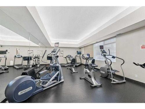 1733-1700 Edenwold Heights Nw, Calgary, AB - Indoor Photo Showing Gym Room