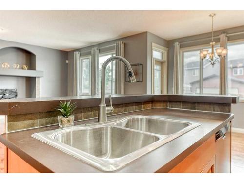 753 Auburn Bay Boulevard Se, Calgary, AB - Indoor Photo Showing Kitchen With Double Sink