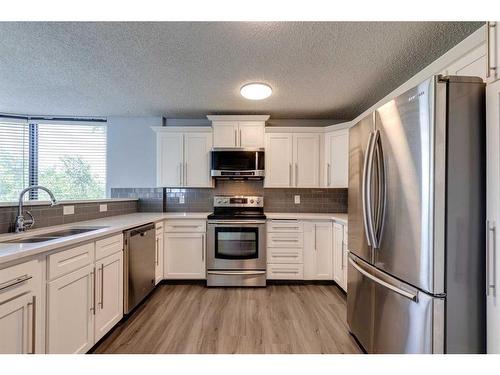 344-7030 Coach Hill Road Sw, Calgary, AB - Indoor Photo Showing Kitchen With Double Sink