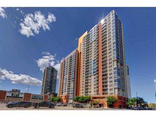 1408-1053 10 Street Sw, Calgary, AB - Outdoor With Balcony With Facade