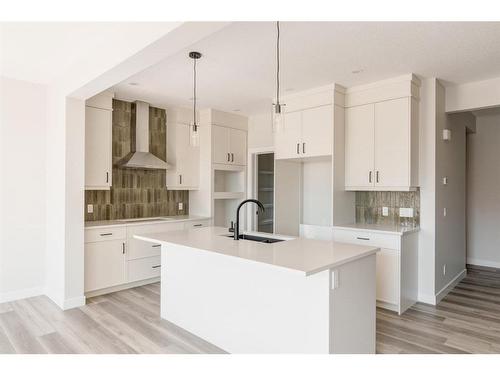 207 Silver Spruce Grove Sw, Calgary, AB - Indoor Photo Showing Kitchen With Upgraded Kitchen