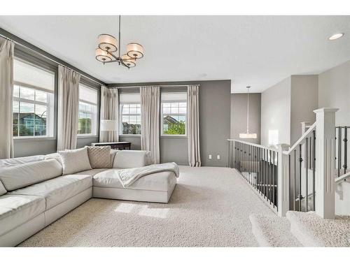 61 Chaparral Valley Square Se, Calgary, AB - Indoor Photo Showing Living Room