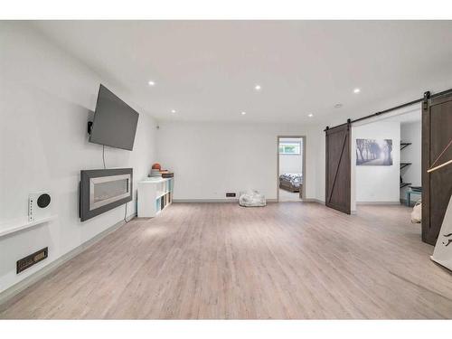 61 Chaparral Valley Square Se, Calgary, AB - Indoor With Fireplace
