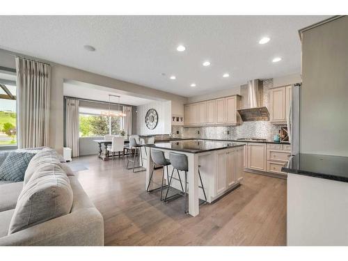 61 Chaparral Valley Square Se, Calgary, AB - Indoor Photo Showing Kitchen With Upgraded Kitchen