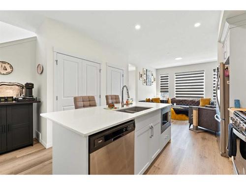 275 Lucas Boulevard Nw, Calgary, AB - Indoor Photo Showing Kitchen With Double Sink
