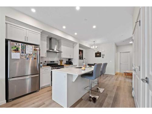 275 Lucas Boulevard Nw, Calgary, AB - Indoor Photo Showing Kitchen With Upgraded Kitchen