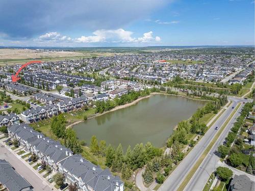 100 Everridge Common Sw, Calgary, AB - Outdoor With Body Of Water With View