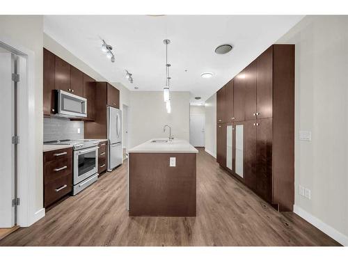 209-1720 10 Street Sw, Calgary, AB - Indoor Photo Showing Kitchen With Upgraded Kitchen