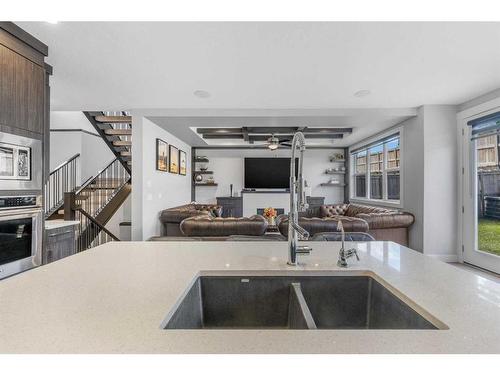 107 Sherview Grove Nw, Calgary, AB - Indoor Photo Showing Kitchen With Double Sink