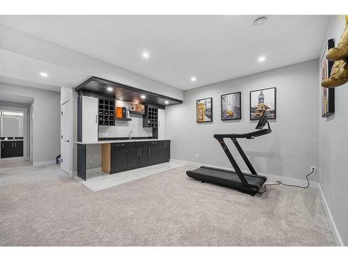 107 Sherview Grove Nw, Calgary, AB - Indoor Photo Showing Gym Room