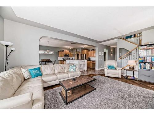 272 Springmere  Way, Chestermere, AB - Indoor Photo Showing Living Room