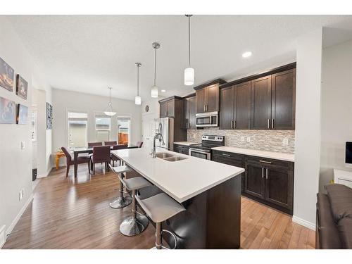 44 Walgrove Green Se, Calgary, AB - Indoor Photo Showing Kitchen With Double Sink With Upgraded Kitchen
