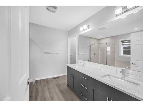 245 Carringham Way Nw, Calgary, AB - Indoor Photo Showing Bathroom