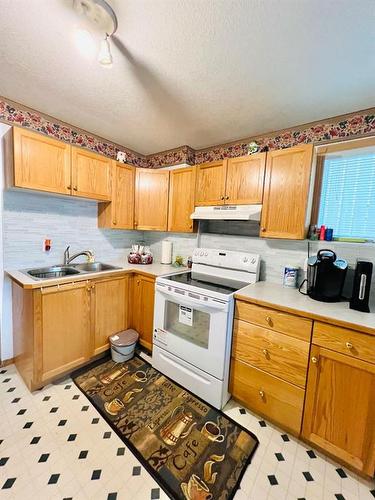 126 Taravista Drive Ne, Calgary, AB - Indoor Photo Showing Kitchen With Double Sink