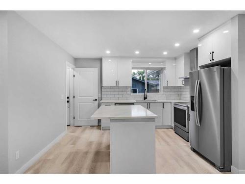 132 Foritana Road Se, Calgary, AB - Indoor Photo Showing Kitchen With Upgraded Kitchen