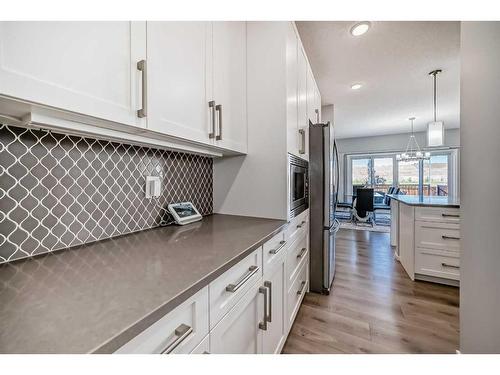 300 Walgrove Boulevard Se, Calgary, AB - Indoor Photo Showing Kitchen With Upgraded Kitchen