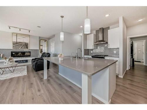 300 Walgrove Boulevard Se, Calgary, AB - Indoor Photo Showing Kitchen With Upgraded Kitchen