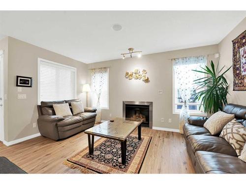 29 Panora View Nw, Calgary, AB - Indoor Photo Showing Living Room With Fireplace