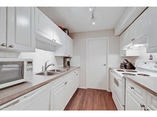 208-2218 30 Street Sw, Calgary, AB - Indoor Photo Showing Kitchen With Double Sink