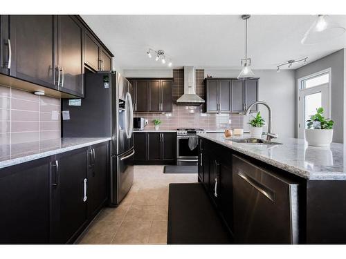 107 Cityscape Way Ne, Calgary, AB - Indoor Photo Showing Kitchen With Upgraded Kitchen