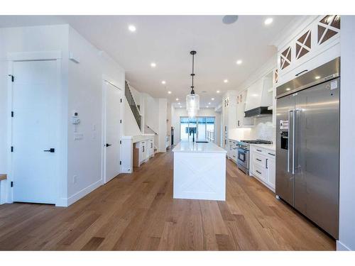 1828 19 Avenue Nw, Calgary, AB - Indoor Photo Showing Kitchen With Stainless Steel Kitchen With Upgraded Kitchen