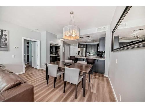 1702-1410 1 Street Se, Calgary, AB - Indoor Photo Showing Dining Room