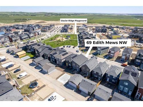 69 Edith Mews Nw, Calgary, AB - Outdoor With View