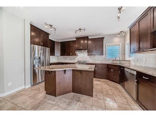 92 Silverado Skies Manor Sw, Calgary, AB - Indoor Photo Showing Kitchen With Stainless Steel Kitchen