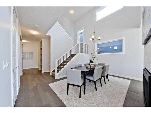27 Versant View Sw, Calgary, AB - Indoor Photo Showing Dining Room