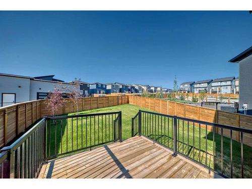 205 Precedence View, Cochrane, AB - Outdoor With Deck Patio Veranda With Backyard