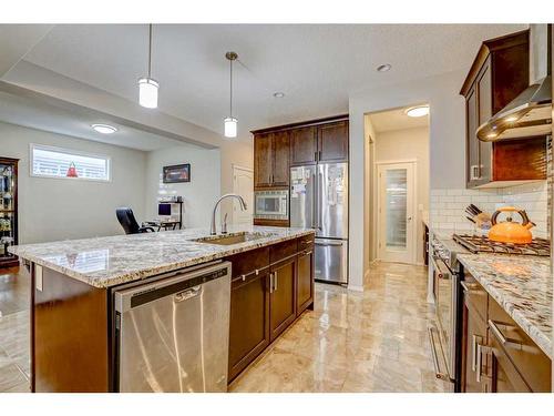 392 Nolan Hill Boulevard Nw, Calgary, AB - Indoor Photo Showing Kitchen With Upgraded Kitchen