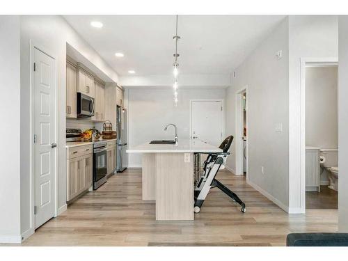 2306-42 Cranbrook Gardens Se, Calgary, AB - Indoor Photo Showing Kitchen With Upgraded Kitchen